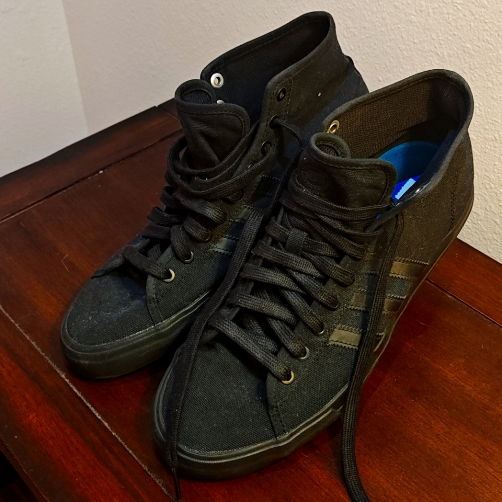 Adidas Matchcourt High RX Triple Black, Size 11 - New Without Tags